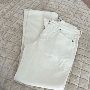 Jcrew Straight leg Corduroy pants, ivory , 26